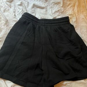 PINK Victoria's Secret Black Athletic Sweat Shorts